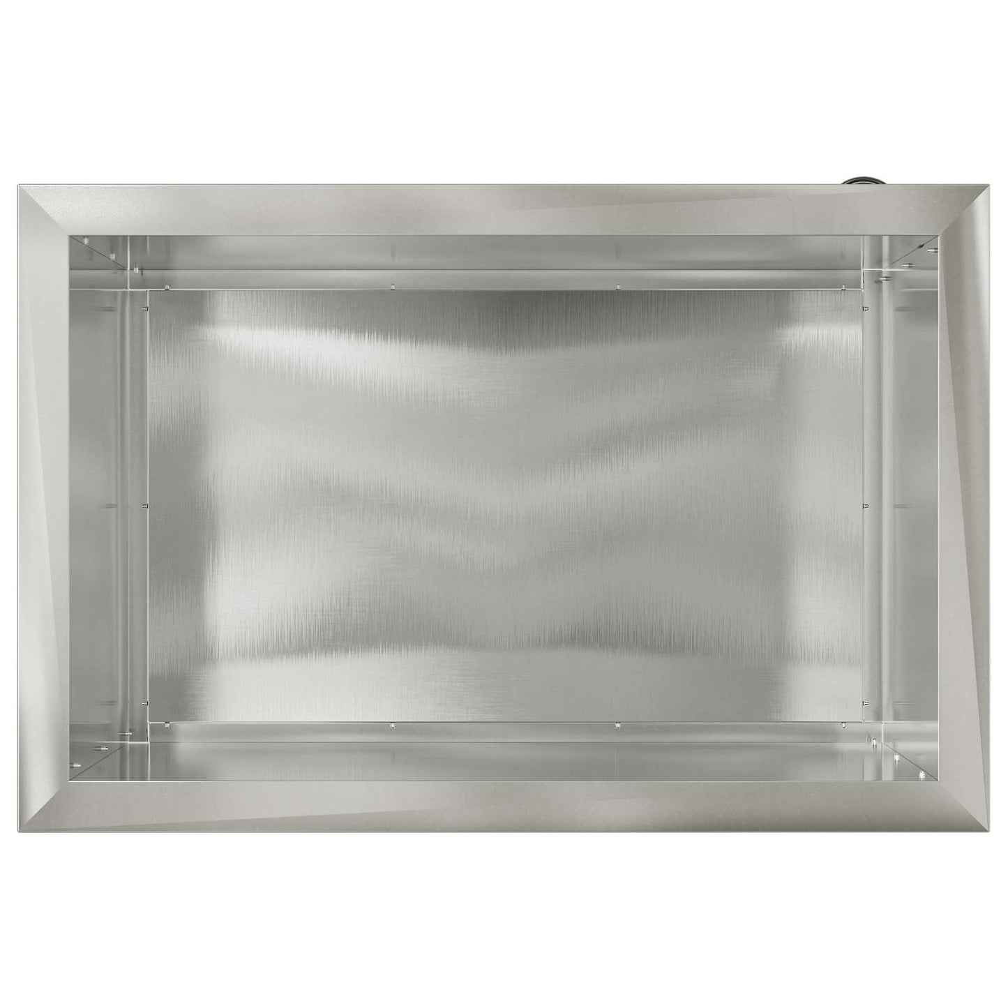 vidaXL Garden Planter with LED Silver 40 x 60 x 40 cm Stainless Steel