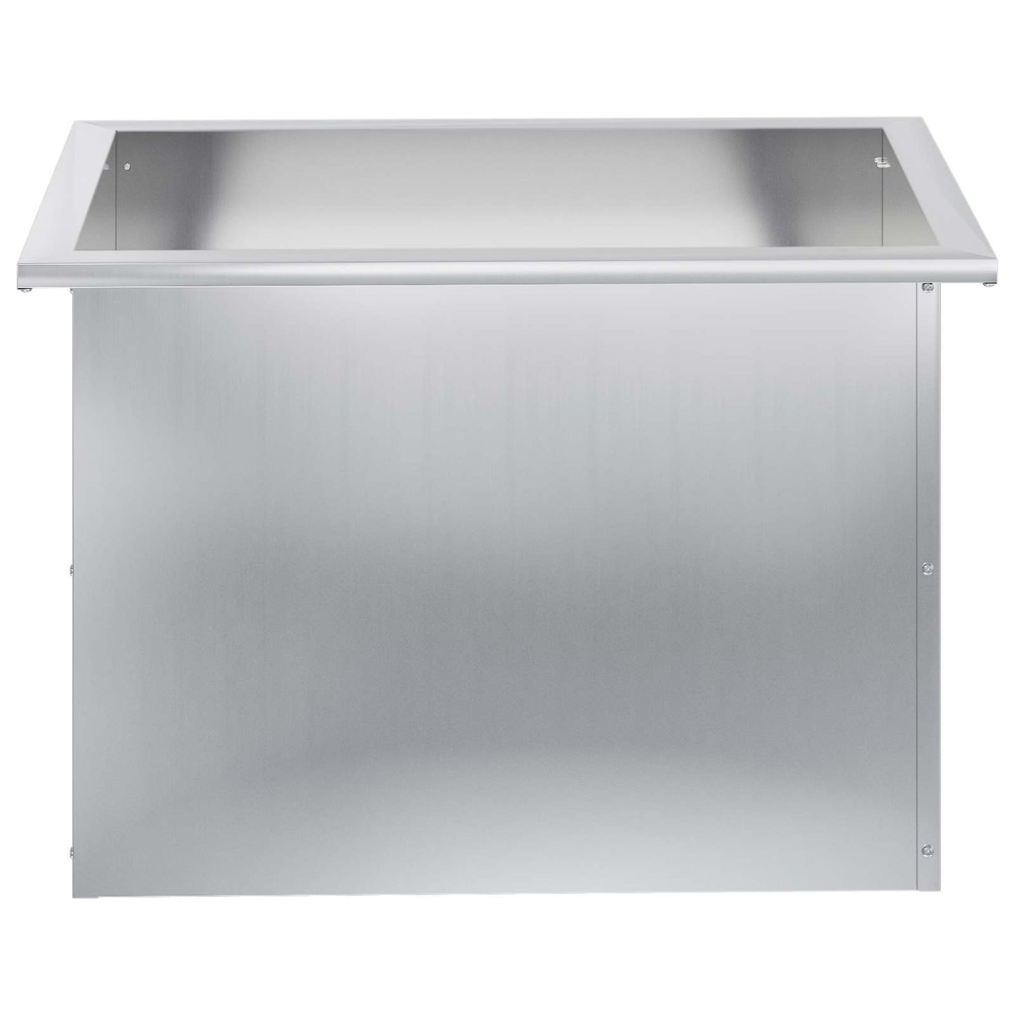 vidaXL Garden Planter with LED Silver 40 x 60 x 40 cm Galvanised Steel