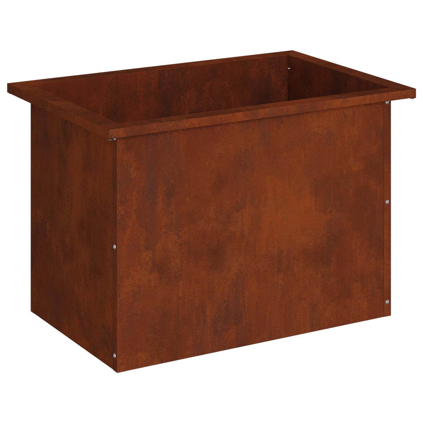 vidaXL Garden Planter with LED Rusty 40 x 60 x 40 cm Weathering Steel