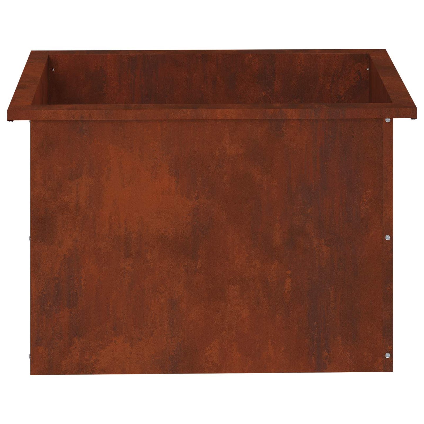 vidaXL Garden Planter with LED Rusty 40 x 60 x 40 cm Weathering Steel