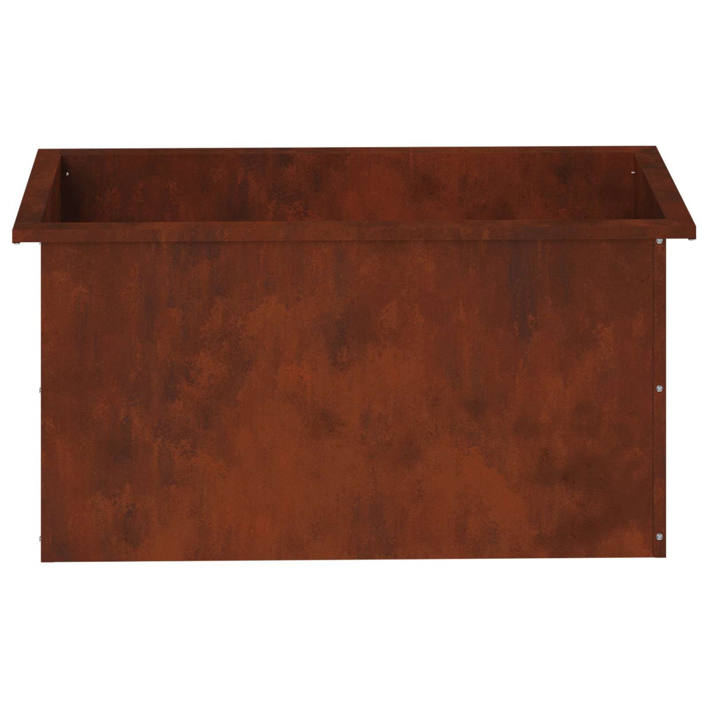 vidaXL Garden Planter with LED 2 pcs Rusty 40 x 80 x 40 cm