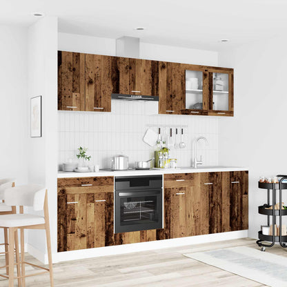 vidaXL Kitchen Unit Lyon 8 pcs Engineered Wood