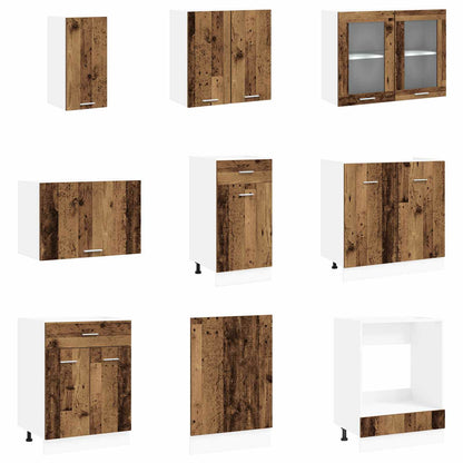 vidaXL Kitchen Unit Lyon 8 pcs Engineered Wood