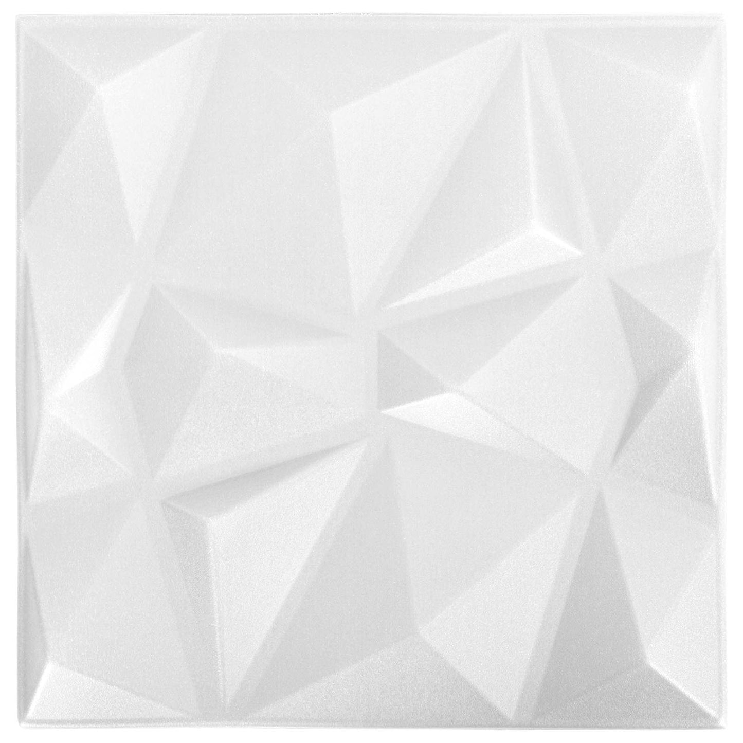 vidaXL Wall Panels 12 pcs Diamond White 50 x 50 cm XPS Foam