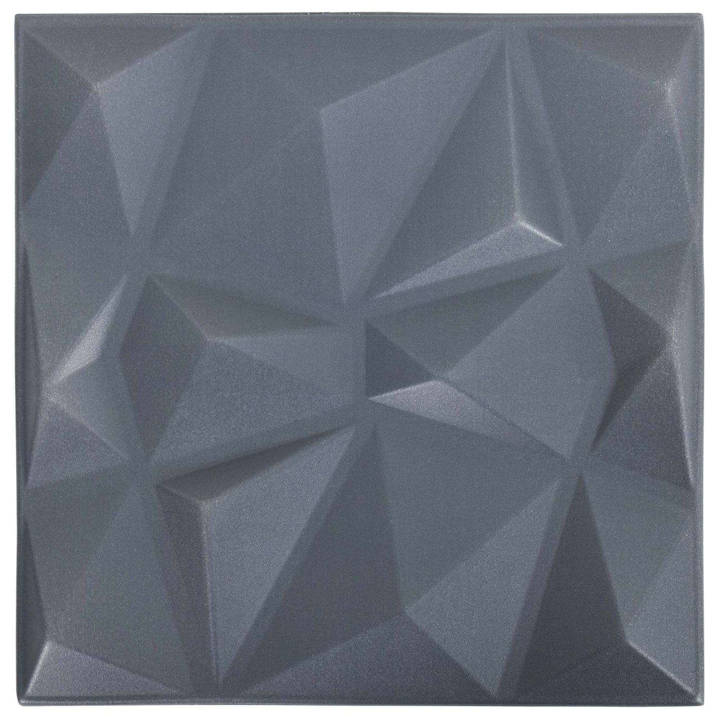 vidaXL Wall Panels 48 pcs Diamond Grey 50 x 50 cm XPS Foam