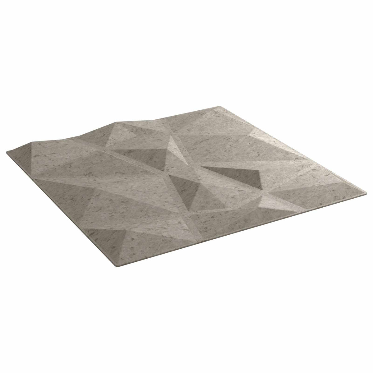 vidaXL Wall Panels 24 pcs 50 x 50 cm Concrete Grey XPS Foam