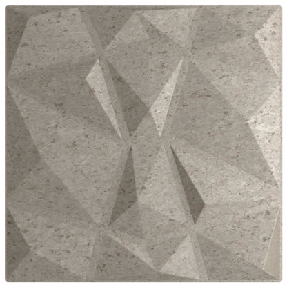 vidaXL Wall Panels 48 pcs Concrete Grey 50 x 50 cm XPS Foam