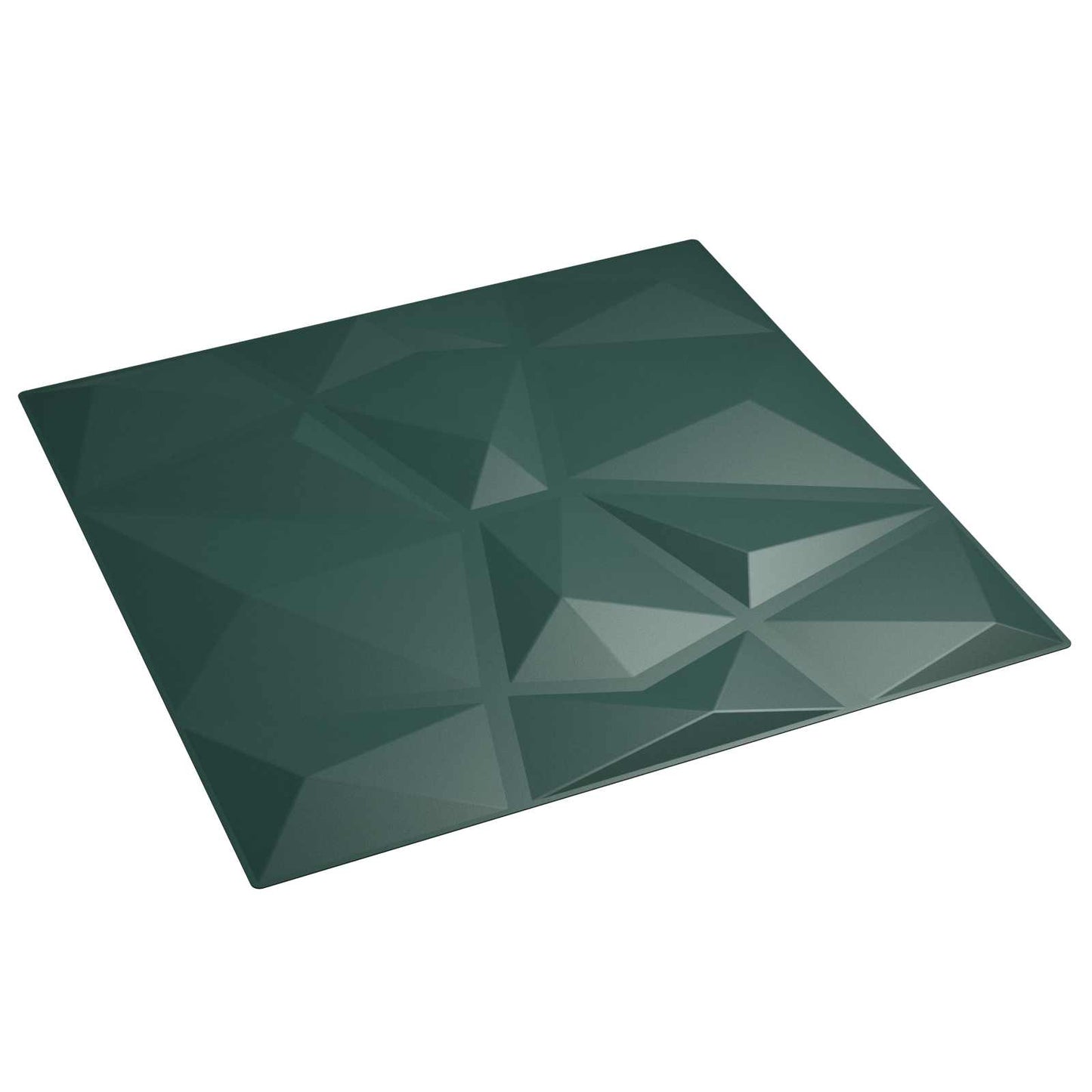 vidaXL Wall Panels 48 pcs Green 50 x 50 cm XPS Foam