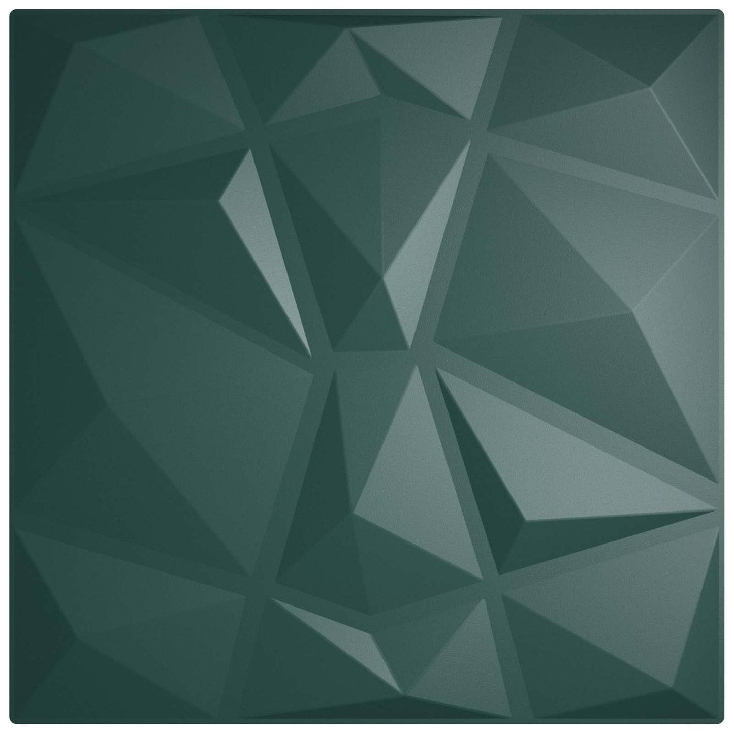 vidaXL Wall Panels 48 pcs Green 50 x 50 cm XPS Foam