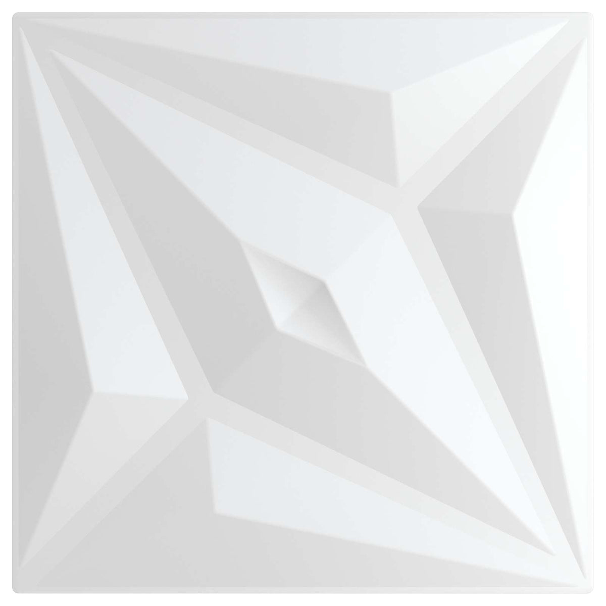 vidaXL Wall Panels 24 pcs 50 x 50 cm White Star XPS Foam