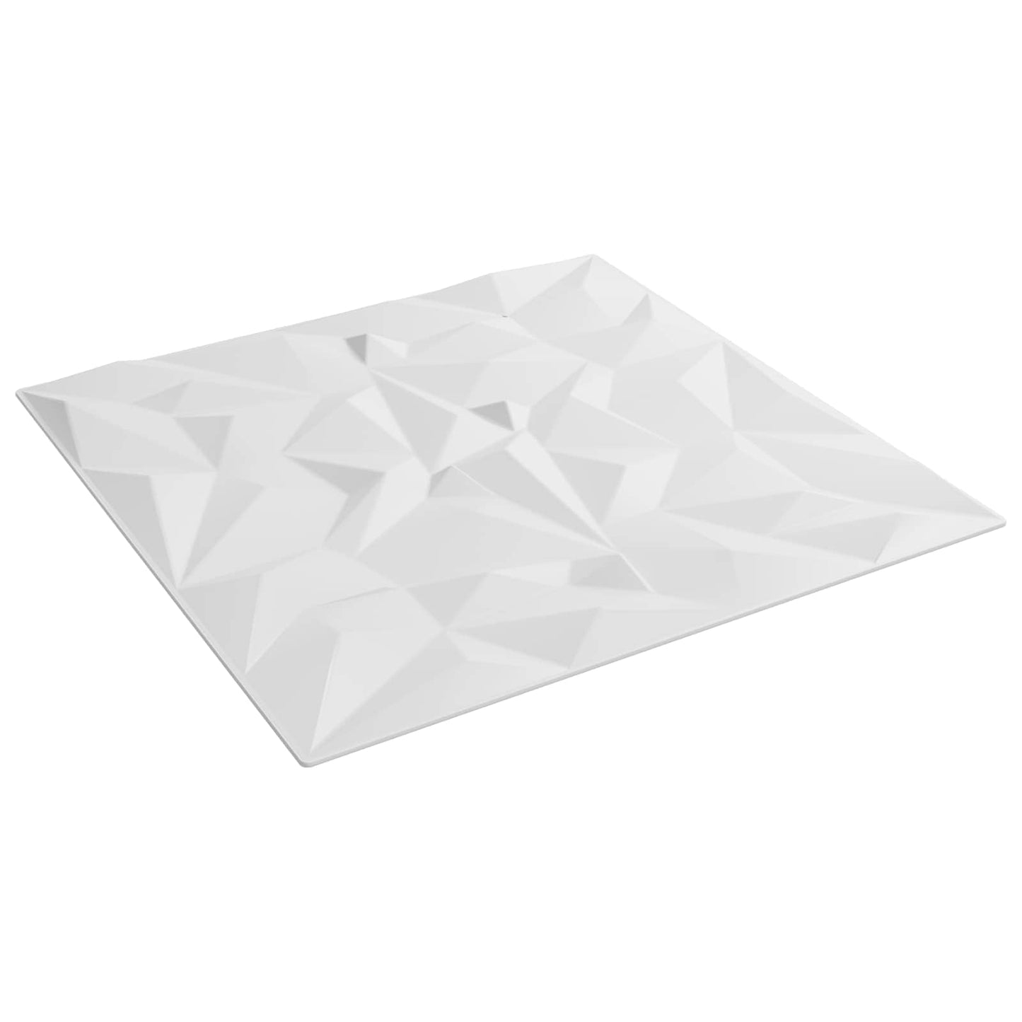 vidaXL Wall Panels 48 pcs White 50 x 50 cm XPS Foam