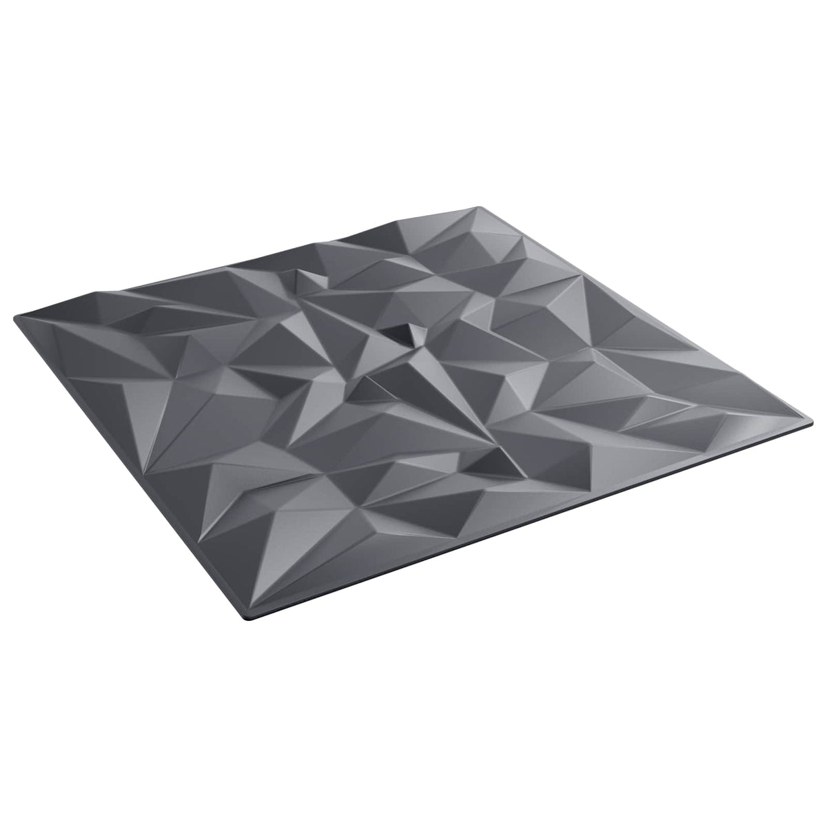 vidaXL Wall Panels 48 pcs 50 x 50 cm Amethyst Grey XPS Foam