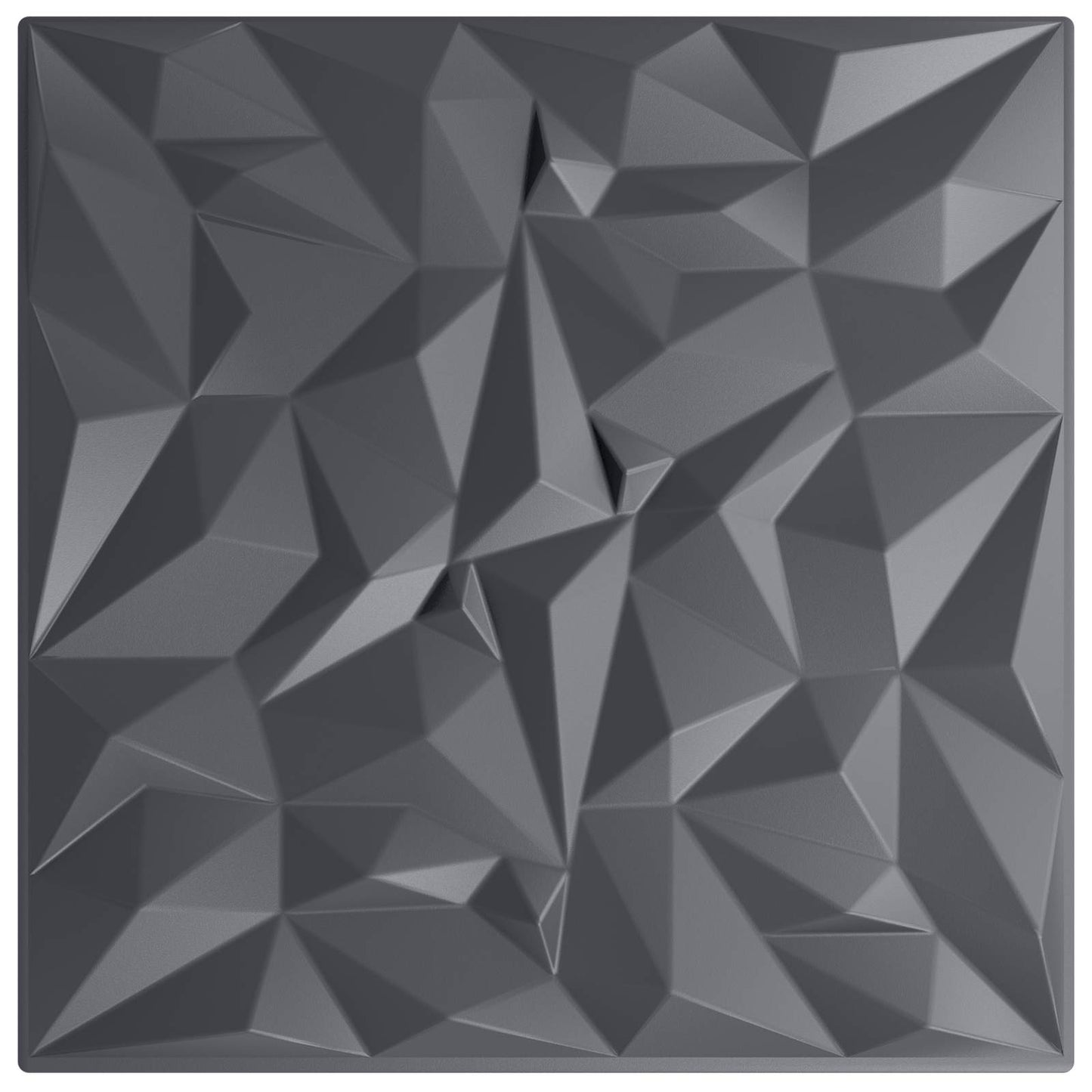 vidaXL Wall Panels 48 pcs Amethyst Grey 50 x 50 cm XPS Foam