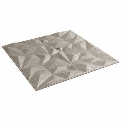 vidaXL Wall Panels 12 pcs Amethyst Beton 50 x 50 cm XPS Foam