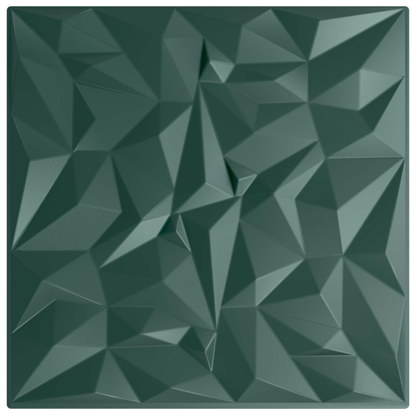 vidaXL Wall Panels 12 pcs Amethyst Green 50 x 50 cm XPS Foam