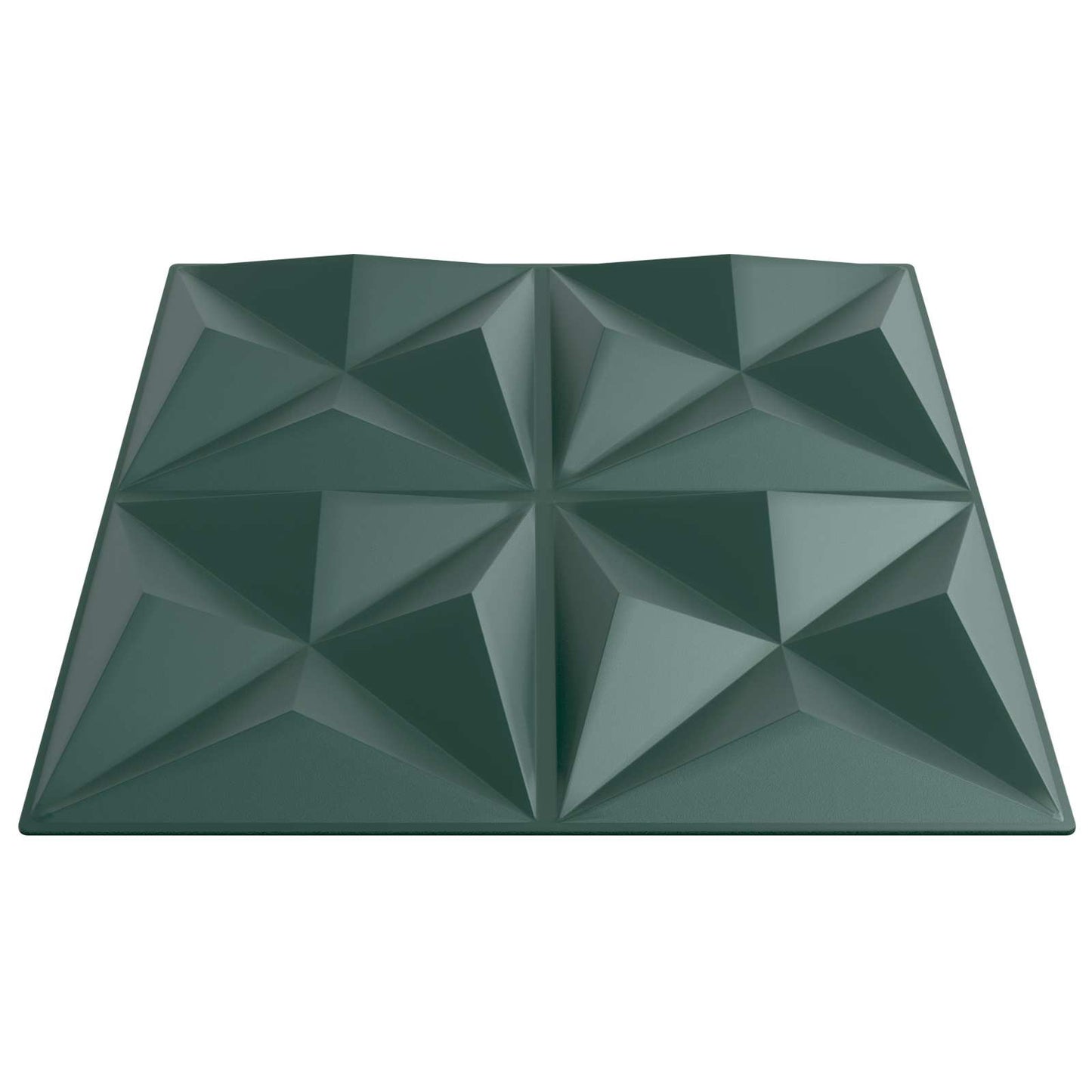 vidaXL Wall Panels 24 pcs Origami Green 50 x 50 cm XPS Foam
