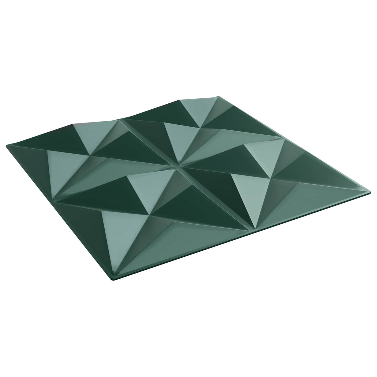 vidaXL Wall Panels 48 pcs 50 x 50 cm Origami Green XPS Foam