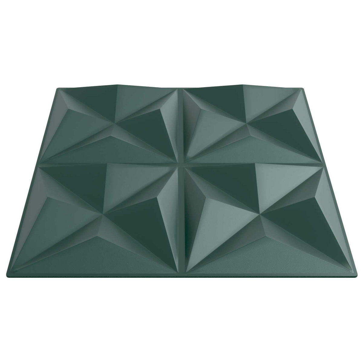 vidaXL Wall Panels 48 pcs 50 x 50 cm Origami Green XPS Foam
