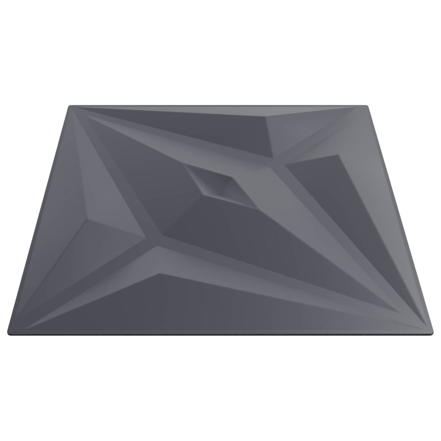 vidaXL Wall Panels Star 48 pcs Star Grey 50 x 50 cm XPS Foam