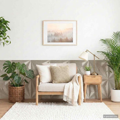 vidaXL Wall Panels 12 pcs 50 x 50 cm Star Beton XPS Foam