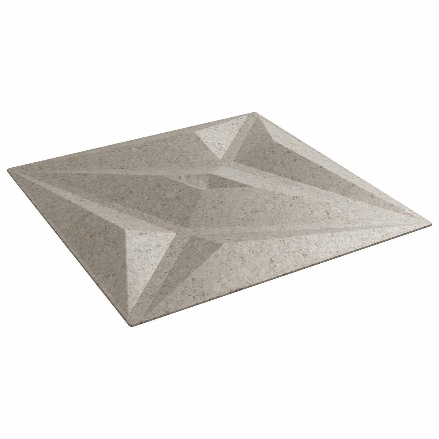 vidaXL Wall Panels Star 12 pcs Star Beton 50 x 50 cm XPS Foam