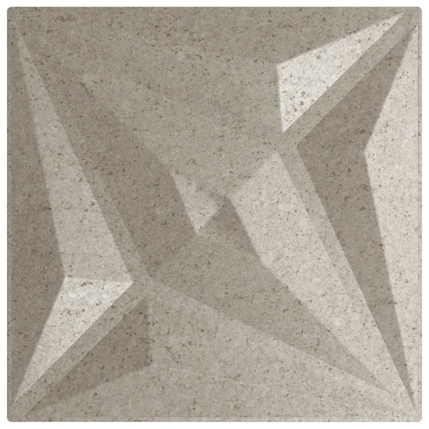 vidaXL Wall Panels Star 12 pcs Star Beton 50 x 50 cm XPS Foam