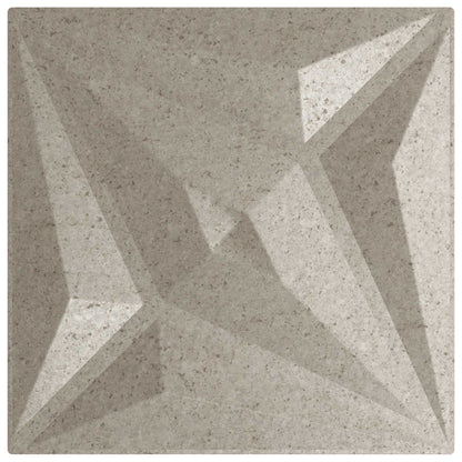 vidaXL Wall Panels Star 12 pcs Star Beton 50 x 50 cm XPS Foam