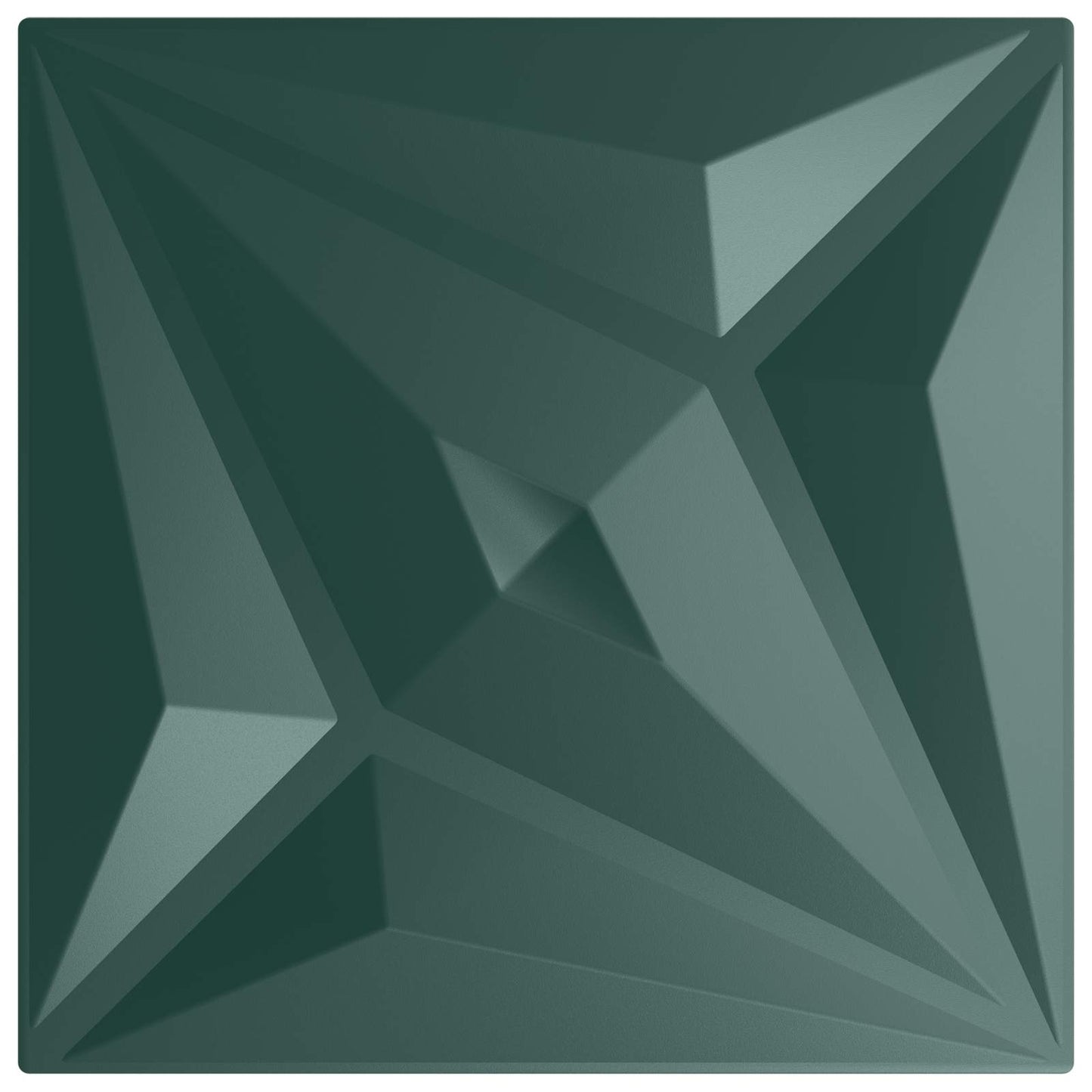 vidaXL Wall Panels Star 24 pcs Star Green 50 x 50 cm XPS Foam