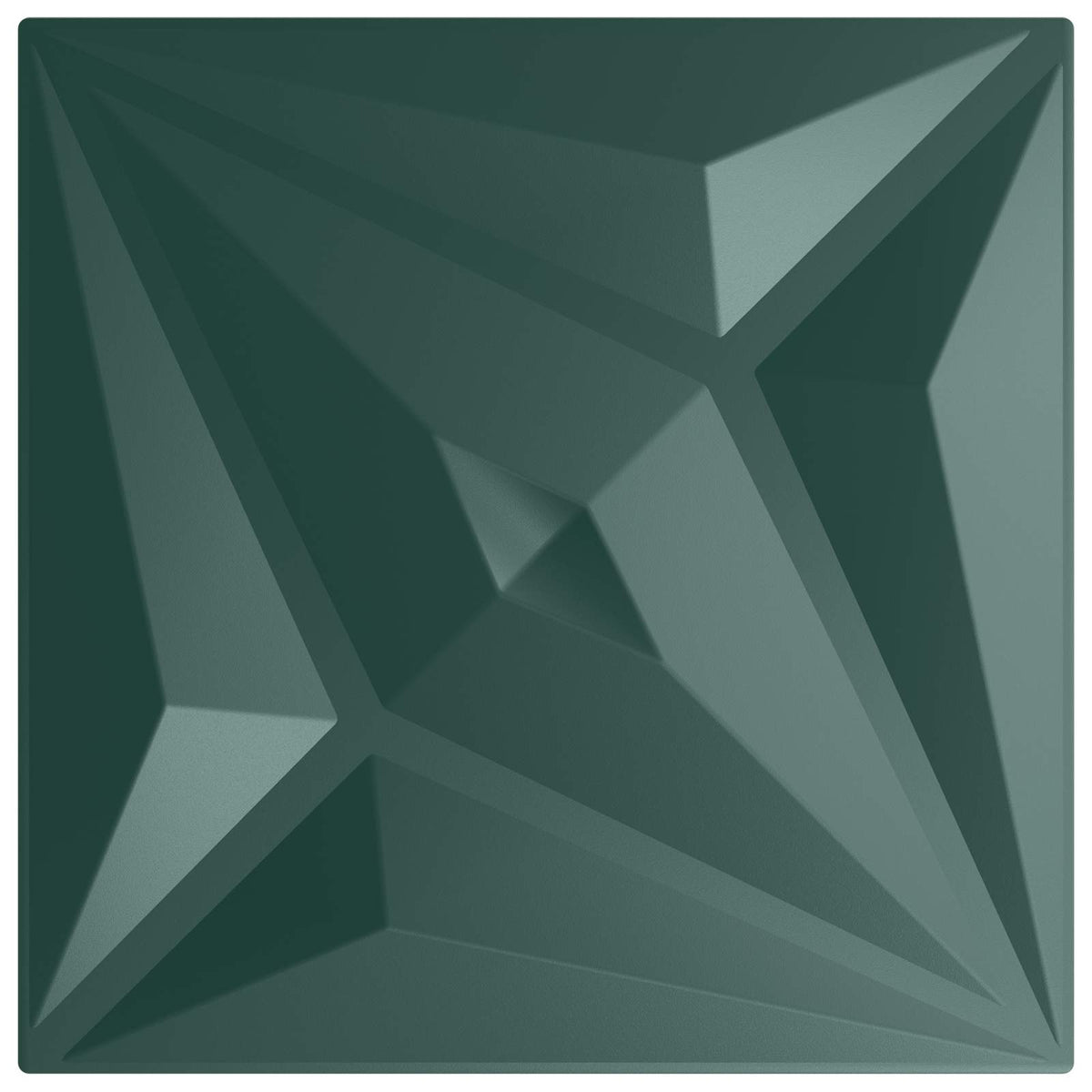 vidaXL Wall Panels 48 pcs 50 x 50 cm Star Green XPS Foam