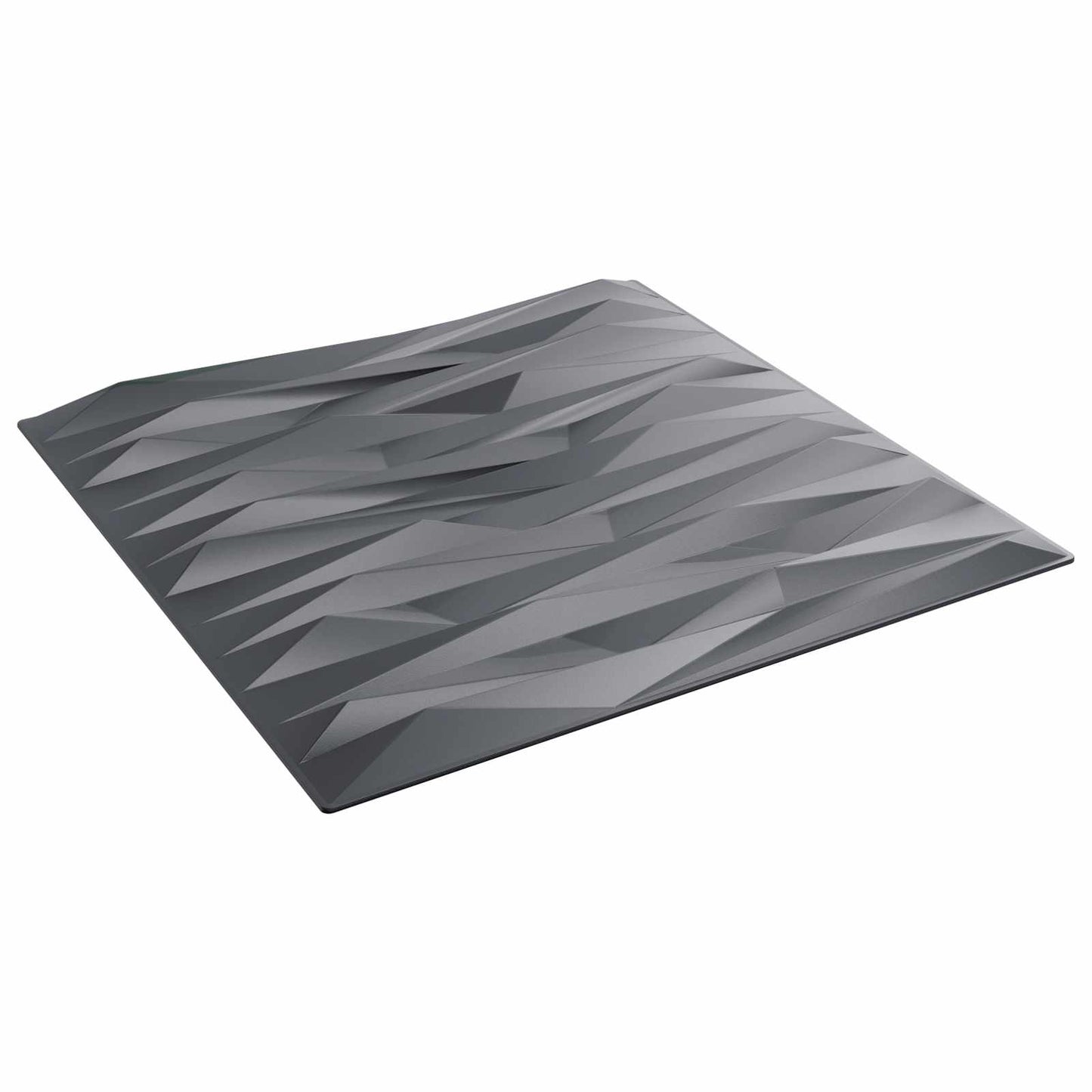 vidaXL Wall Panels 48 pcs Stone Grey 50 x 50 cm XPS Foam