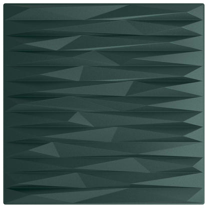vidaXL Wall Panels 12 pcs Stone Green 50 x 50 cm XPS Foam