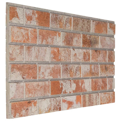 vidaXL Wall Panels 10 pcs Orange 100 x 50 cm EPS Foam