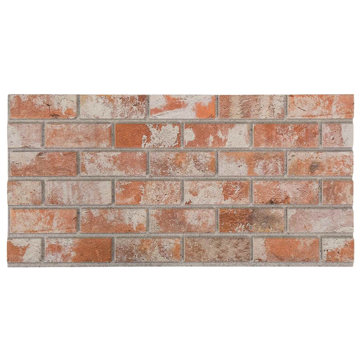 vidaXL Wall Panels 10 pcs 100 x 50 cm Orange EPS Foam