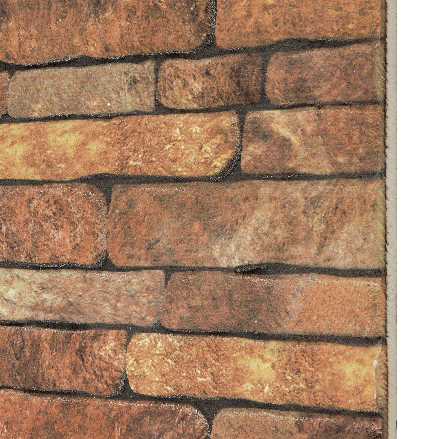 vidaXL Wall Panels 10 pcs Brown and White 100 x 50 cm EPS Foam