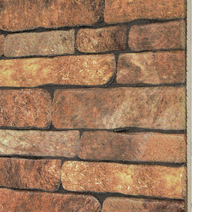 vidaXL Wall Panels 10 pcs Brown and White 100 x 50 cm EPS Foam