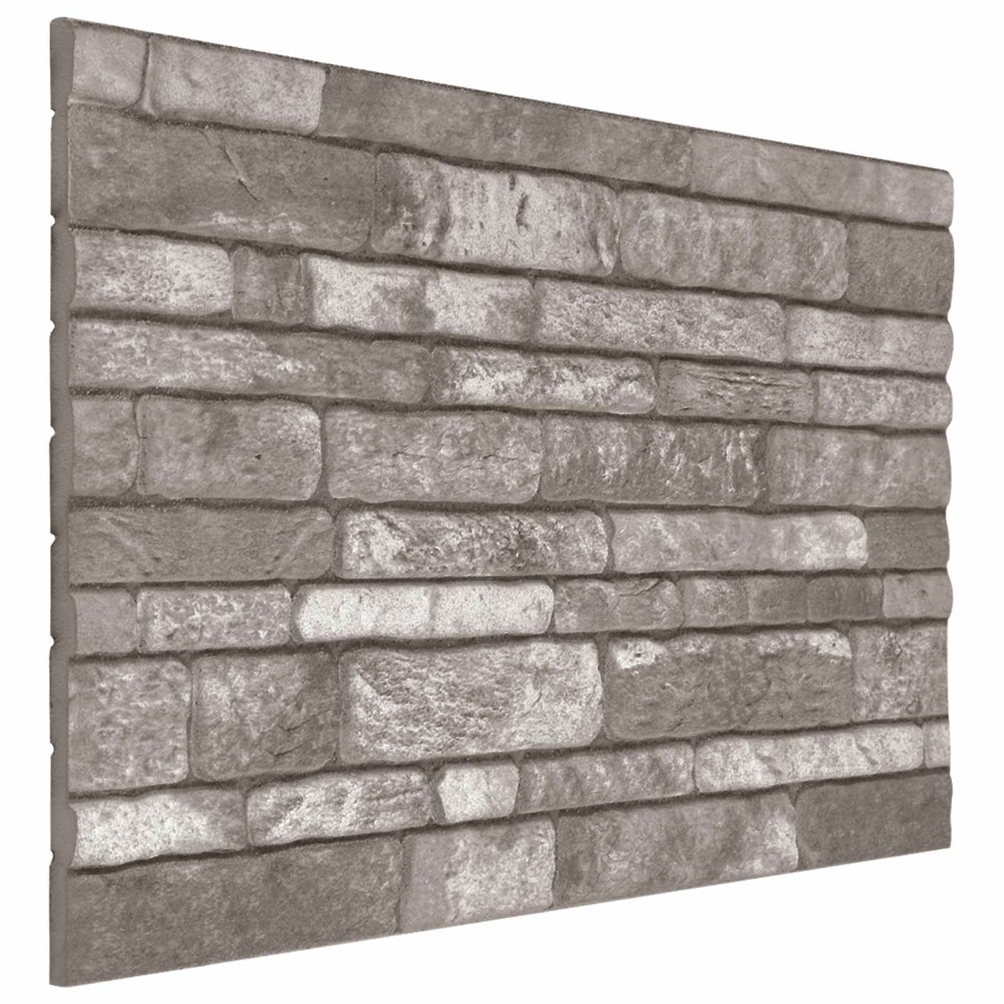 vidaXL Wall Panels 10 pcs Dark Grey 100 x 50 cm EPS Foam