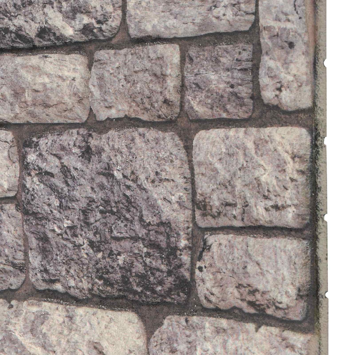 vidaXL Wall Panels 10 pcs Grey and White 100 x 50 cm EPS Foam