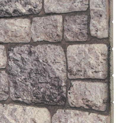 vidaXL Wall Panels 10 pcs Grey and White 100 x 50 cm EPS Foam