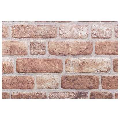 vidaXL Wall Panels 10 pcs Brown 100 x 50 cm EPS Foam