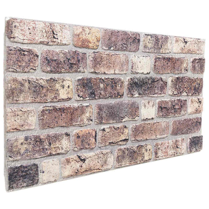 vidaXL Wall Panels 10 pcs Dark Brown 100 x 50 cm EPS Foam