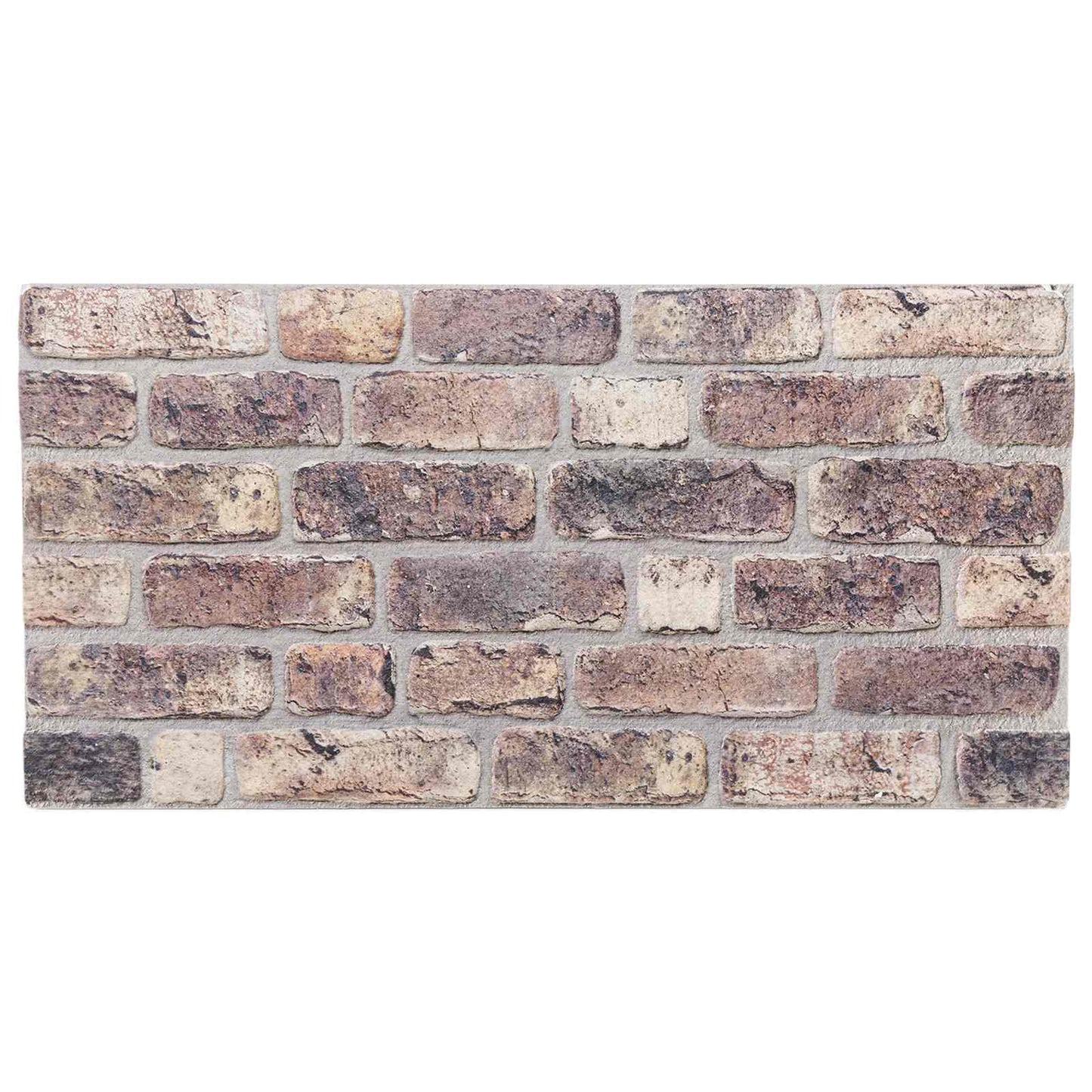 vidaXL Wall Panels 10 pcs Dark Brown 100 x 50 cm EPS Foam