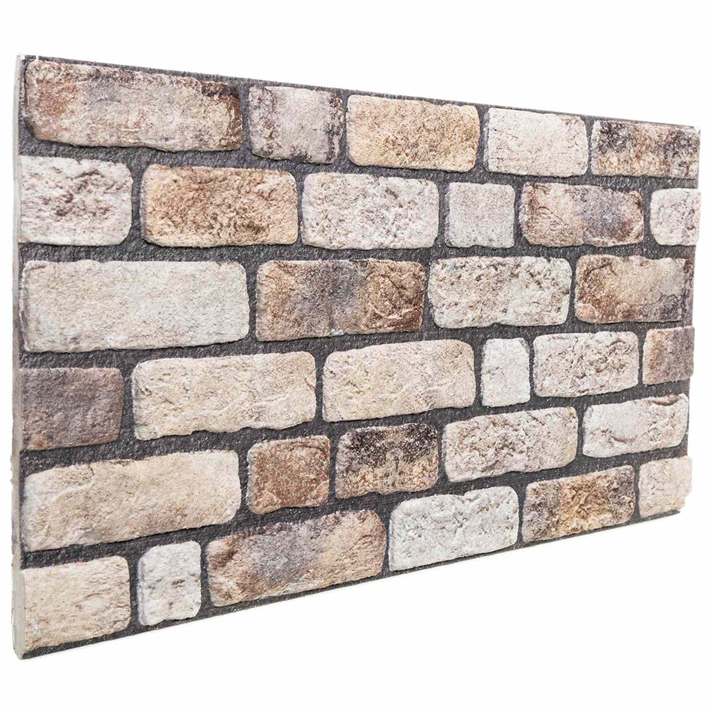 vidaXL Wall Panels 10 pcs Light Brown 100 x 50 cm EPS Foam