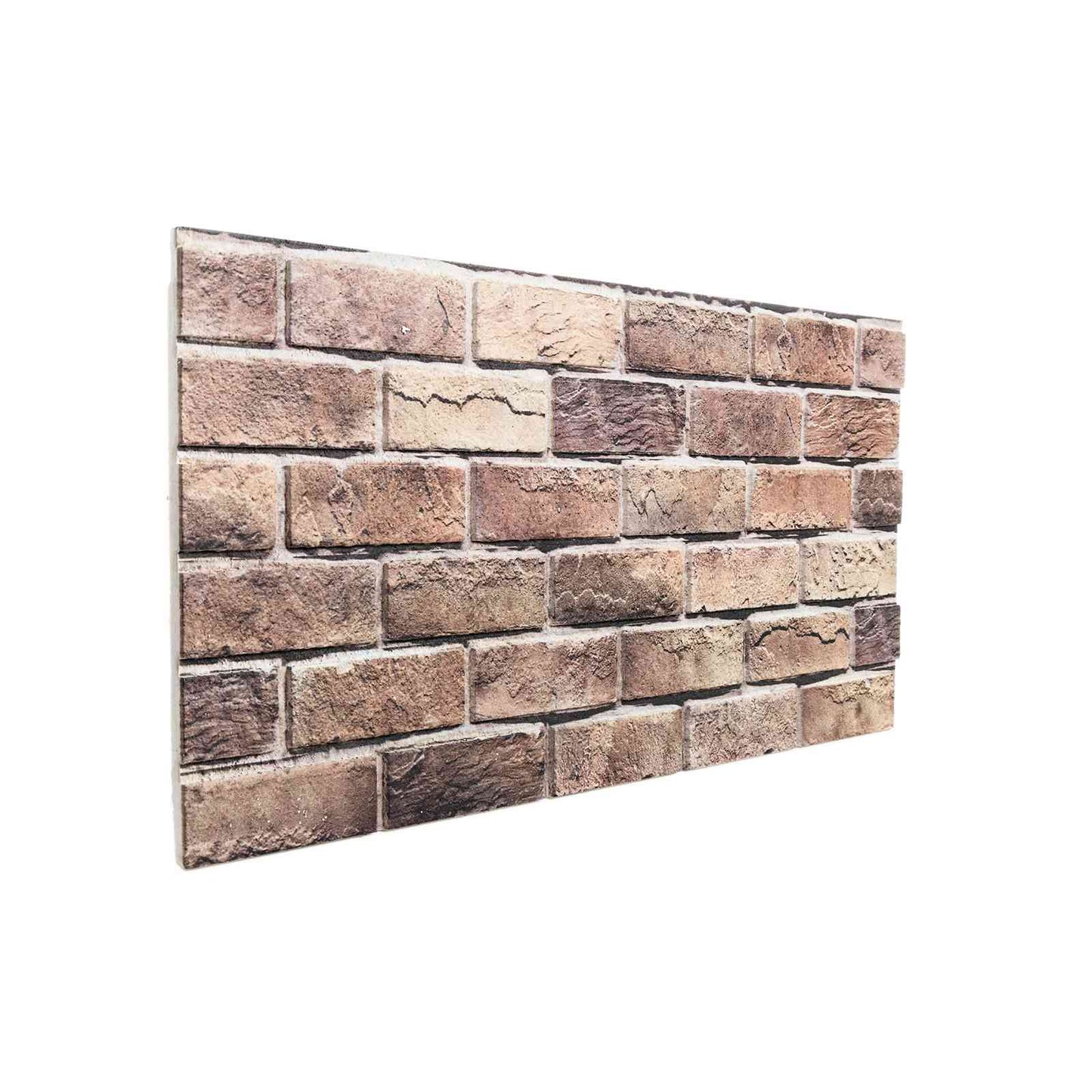 vidaXL Wall Panels 10 pcs Brown and Grey 100 x 50 cm EPS Foam