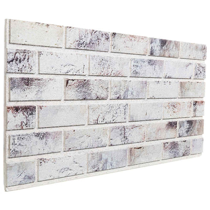 vidaXL Wall Panels 10 pcs Light Grey and Black 100 x 50 cm EPS Foam