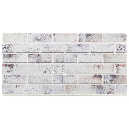 vidaXL Wall Panels 10 pcs Light Grey and Black 100 x 50 cm EPS Foam