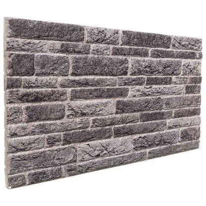 vidaXL Wall Panels 10 pcs Anthracite 100 x 50 cm EPS Foam