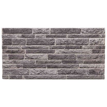 vidaXL Wall Panels 10 pcs Anthracite 100 x 50 cm EPS Foam