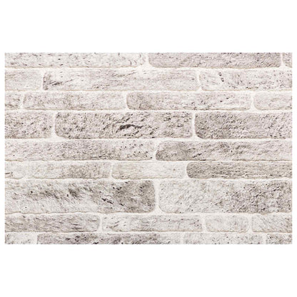 vidaXL Wall Panels 10 pcs Light Grey and White 100 x 50 cm EPS Foam