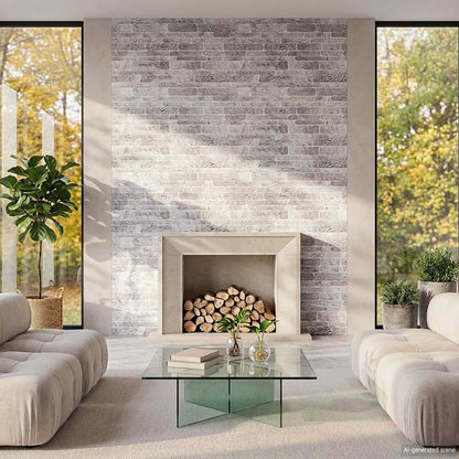 vidaXL Wall Panels 10 pcs 100 x 50 cm Light Grey and White EPS Foam