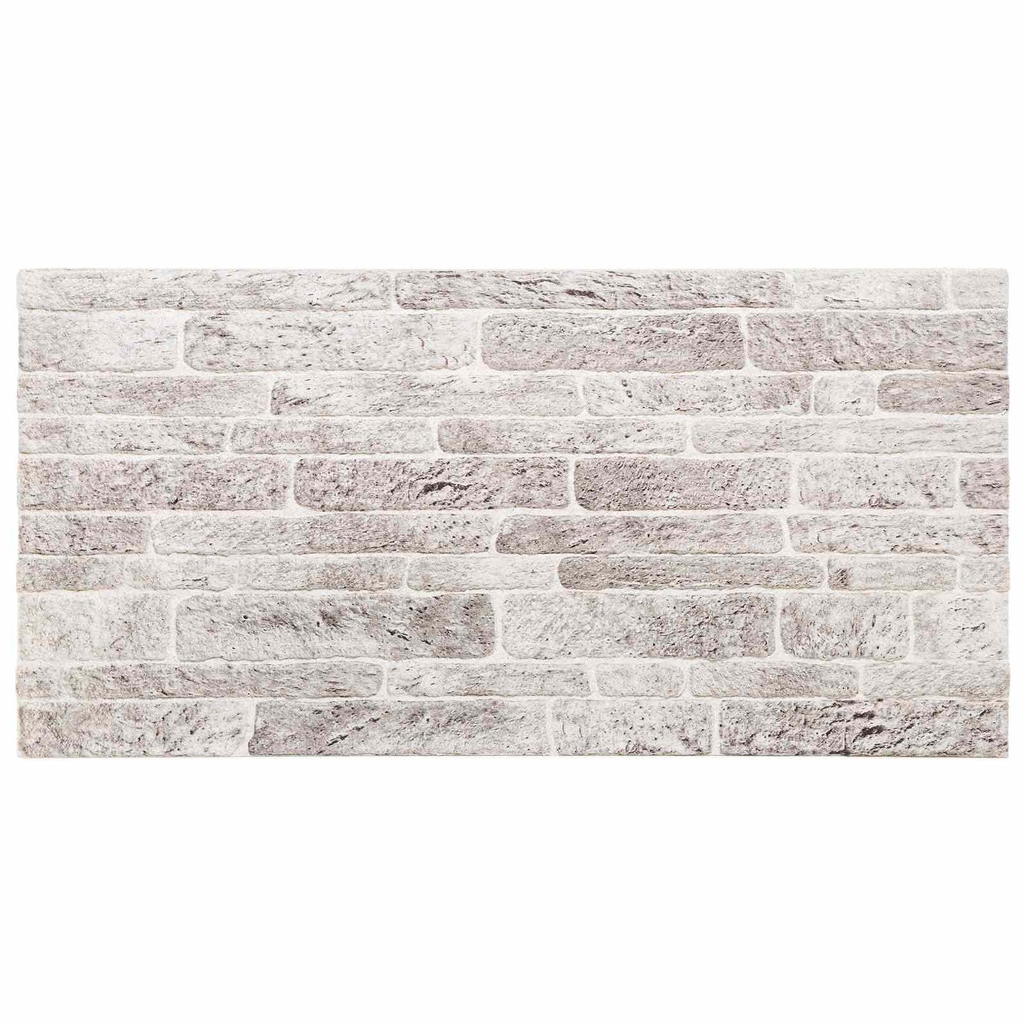 vidaXL Wall Panels 10 pcs Light Grey and White 100 x 50 cm EPS Foam